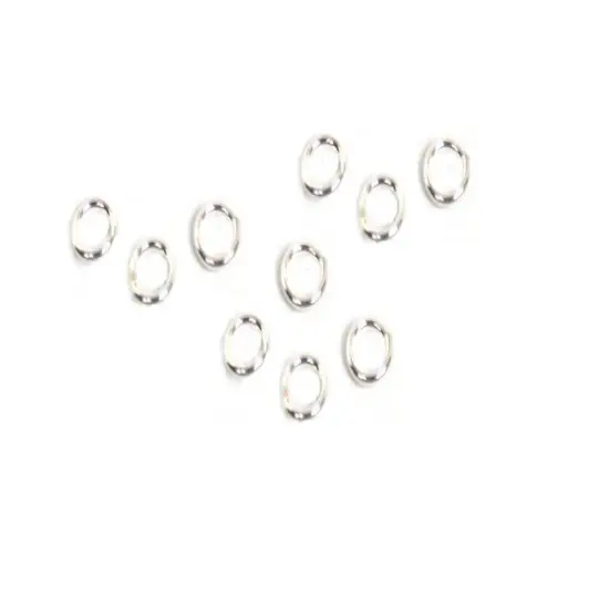 10 Open Jump Ring Sterling Silver O Ring Parts 20 Gauge FindingKing {1}