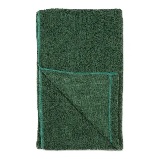DII Hunter Green Embroidered Paw Pet Towel {2}