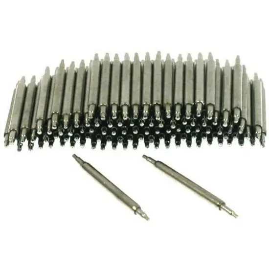 100 Spring Bars Watch Band Pins Replacement Parts 9/16" {1}