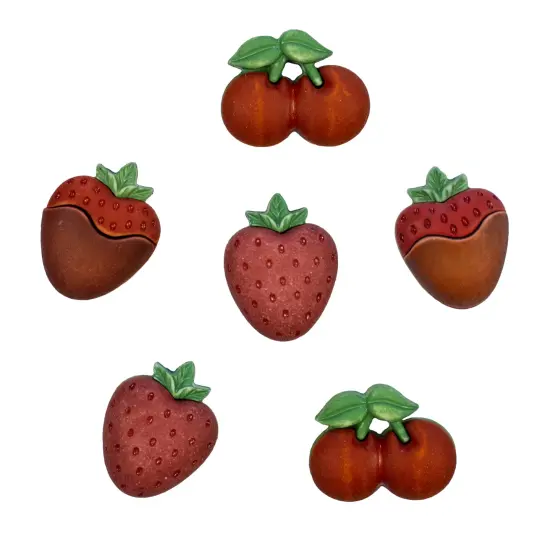 Buttons Galore and More 3D Novelty Buttons &ndash; Sweet Delights Button Bundle - 36 Pcs {2}