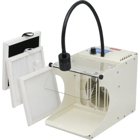 FOREDOM DUST COLLECTOR FILTER HOOD 110/220V MOTOR FOR GRINDING -POLISHING MAFH25 {1}