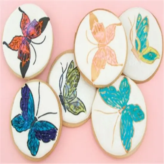 Butterfly Cookie Stencils | C155 by Designer Stencils | Cookie Decorating Tools | Baking Stencils for Royal Icing, Airbrush, Dusting Powder | Reusable Plastic Food Grade Stencil for Cookies | Easy to Use & Clean Cookie Stencil {2}
