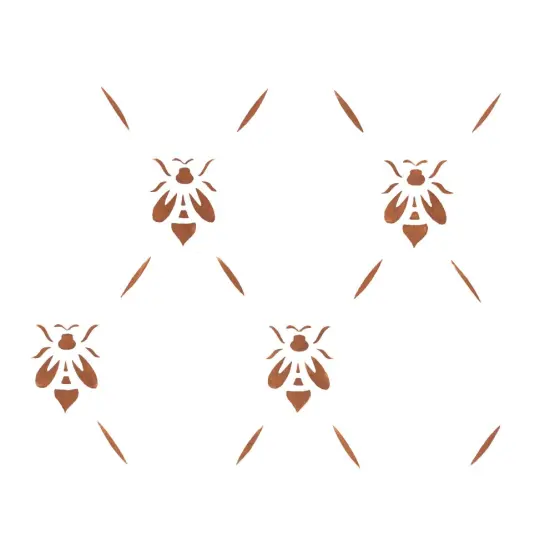 Bee Wallpaper Wall Stencil | 2168 by Designer Stencils | Reusable Stencils for Painting | {3}