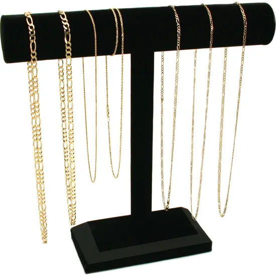 3pc Set Black Jewelry Display T Bar Bracelet Bangle 12" {2}