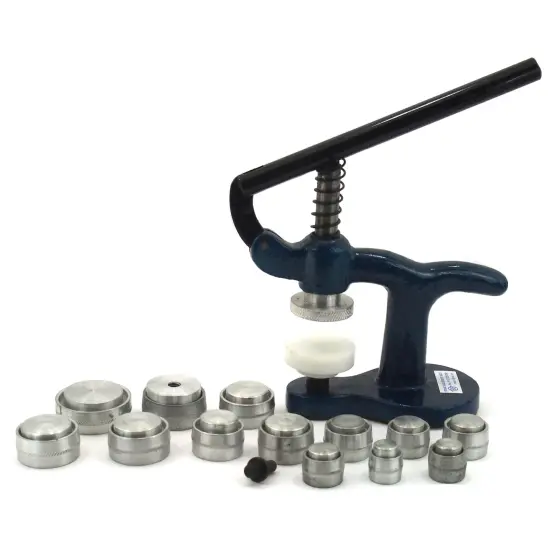 Watch Case Back Press with Aluminum Dies Watchmaker Repair Tool {1}