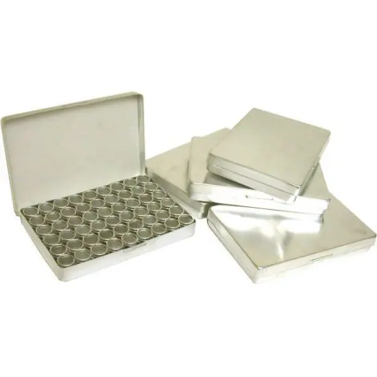 270 Bead & Finding Box Holders Glass Top Jars {1}