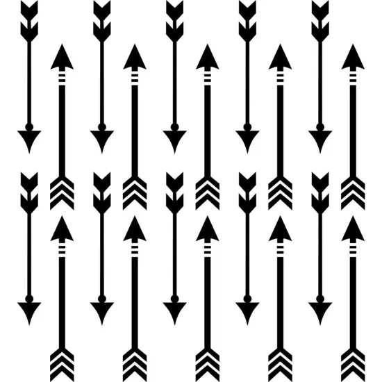 Arrow All Over Embossing 12 x 12 Stencil | FS079 by Designer Stencils | Pattern Stencils | Reusable Stencils for Painting on Wood, Wall, Tile, Canvas, Paper, Fabric, Furniture, Floor | Try Instead of a Wallpaper | Easy to Use & Clean {1}