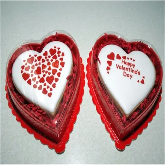 Contemporary Hearts Cookie Stencils | C351 by Designer Stencils | Cookie Decorating Tools | Baking Stencils for Royal Icing, Airbrush, Dusting Powder | Reusable Plastic Food Grade Stencil for Cookies | Easy to Use & Clean Cookie Stencil {5}