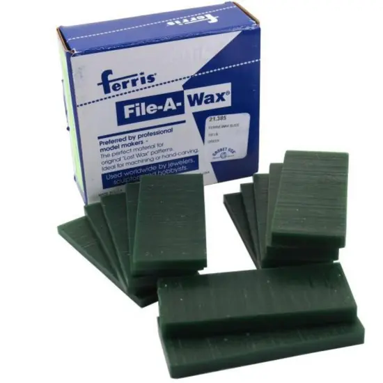 File A Wax Slices Green Assorted 1/2lb. {1}