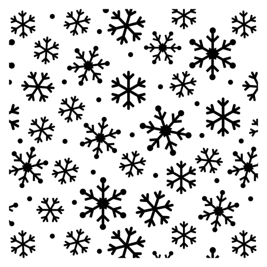 Snowflakes Allover Embossing 12 x 12 Stencil | FS117 by Designer Stencils | Pattern Stencils | Reusable Stencils for Painting on Wood, Wall, Tile, Canvas, Paper, Fabric, Furniture, Floor | Try Instead of a Wallpaper | Easy to Use & Clean {1}
