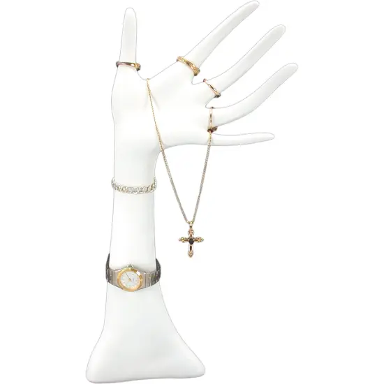 Large Hand Display Chain Showcase Fixture {2}