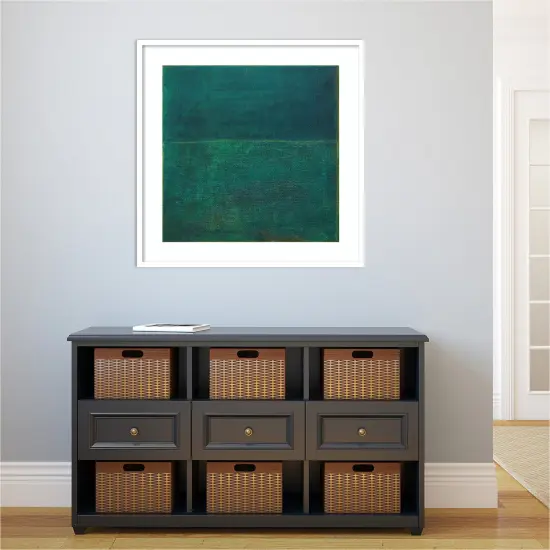 Green Zen I by Jodi Fuchs Wood Framed Wall Art Print {4}