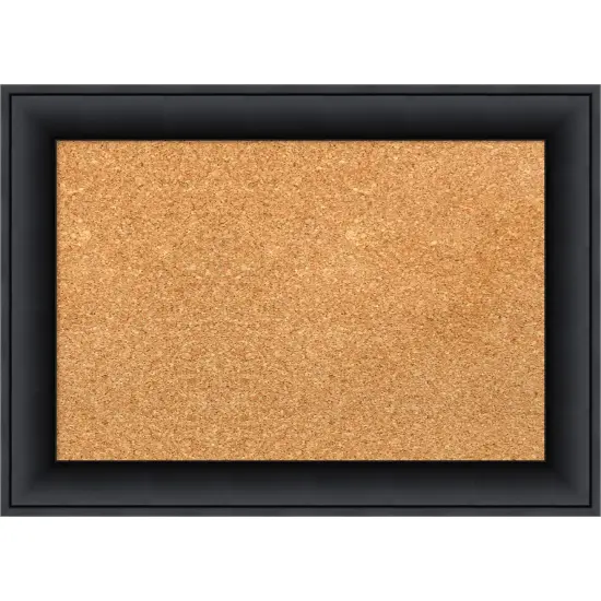 Cork Board, Nero Black Wood Frame - Bulletin Board, Organization Board, Pin Board {1}