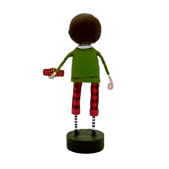 Lori Mitchell Christmas Collection: Gift Exchange Boy Figurine {3}