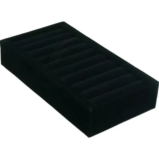 Black Cuff Bangle Bracelet Watch Insert Display Tray {1}