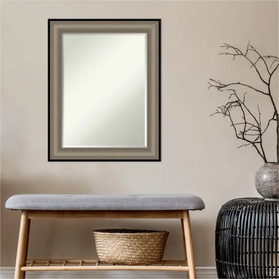 Beveled Bathroom Wall Mirror, Imperial Frame {7}