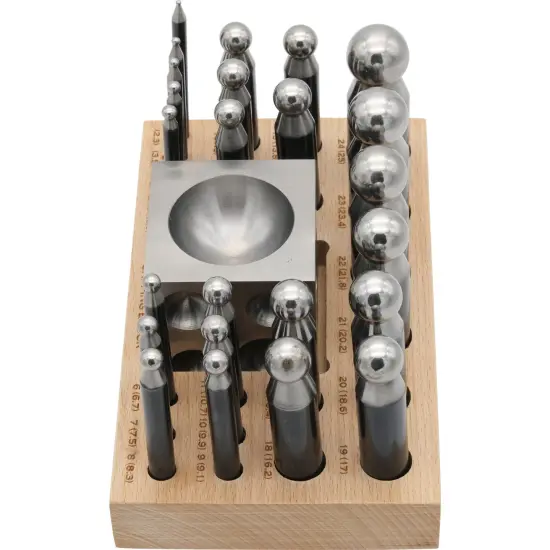 Doming Punches and Block Set of 25 {2}