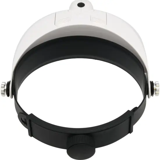 HAWK OPTICALS MG9008 2 LED Head Magnifier with Extra Lenses, White {3}