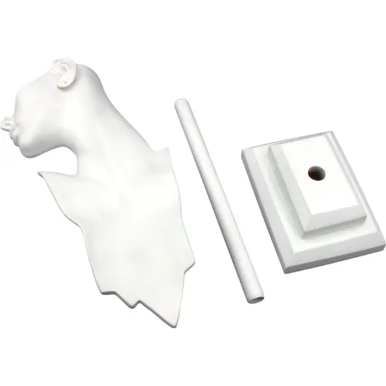 White Mannequin Necklace Bust Jewelry Display 20" New {3}