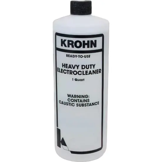 Krohn Heavy Duty Electrocleaner 1 Quart Electro Cleaner Plating Solution {1}