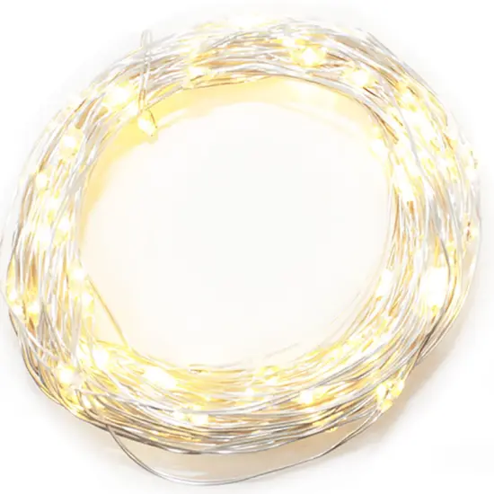 Perfect Holiday 100 LED String Light Battery Operated With Remote Warm white {2}