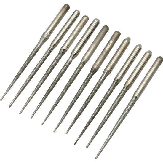 18 Diamond Coated Bead Reamers Handle Beading Tools {2}