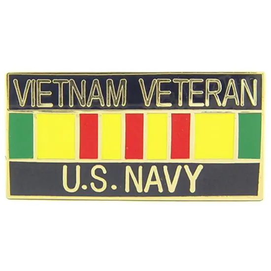U.S. Navy Vietnam Veteran Ribbon Pin 1" {1}
