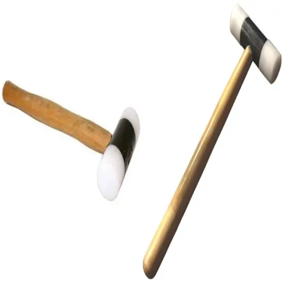 Two Nylon Jewelers Hammer Mallet Craft Tools, 1" Face and a 1.5" Face {1}