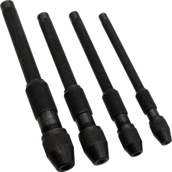 10 Diamond Coated Bead Reamers & 4 Pin Vises Beading Art Craft Tools {3}