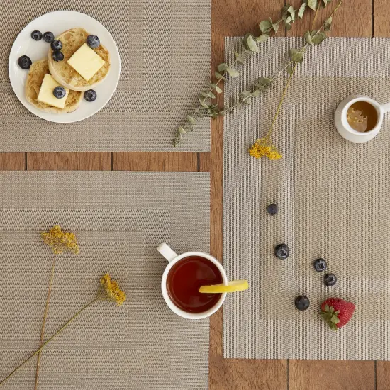 DII Stone PVC Doubleframe Placemat 6 Piece {4}