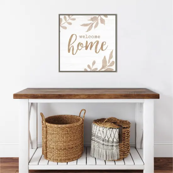Shiplap Sentiment I by Victoria Borges Canvas Art Framed {5}
