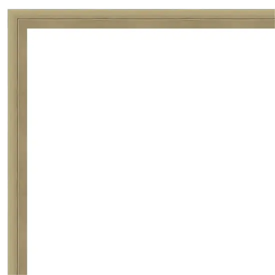 Petite Bevel Wood Wall Mirror, Lucie Frame Lucie Champagne {3}