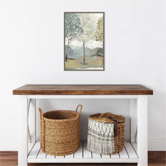 Breezy Landscape Trees III by Allison Pearce Canvas Wall Art Print Framed {5}