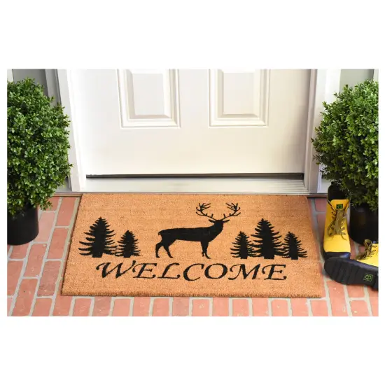 Elk Forest 121681729 Welcome Doormat {5}