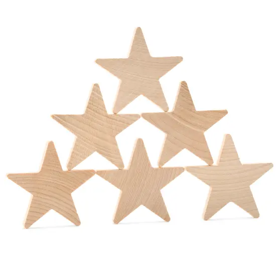 Wooden Stars, Multiple Sizes Available, Unfinished for Crafts, Flag Stars, July 4 Dcor | Woodpeckers {2}