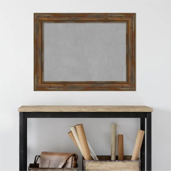 Magnetic Boards, Home Office Boards Alexandria Framed Organization Boards Alexandria Rustic Brown {6}