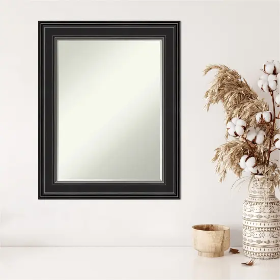 Petite Bevel Wall Mirror, Ridge Frame Ridge Bronze {7}