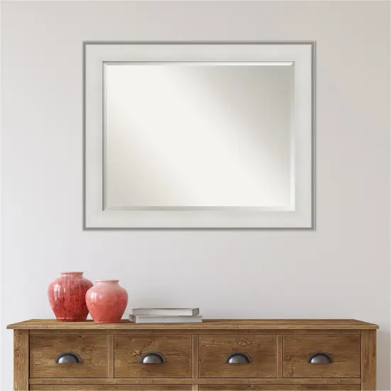 Beveled Bathroom Wall Mirror, Imperial Frame {4}