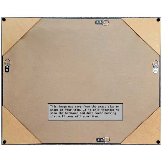 Amanti Art Non-Beveled Wood Wall Mirror, Signore Bronze Frame {4}