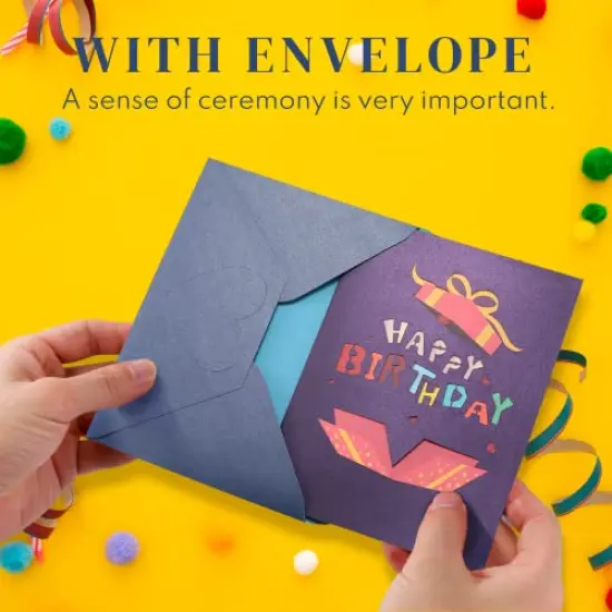VUDECO 3D Pop Up Card Happy Birthday Card {4}