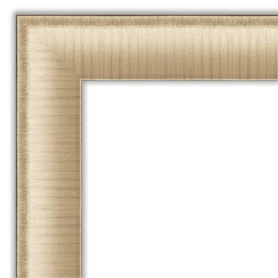 Amanti Art Non-Beveled Wall Mirror, Elegant Brushed Bronze Frame Elegant Brushed Honey {3}
