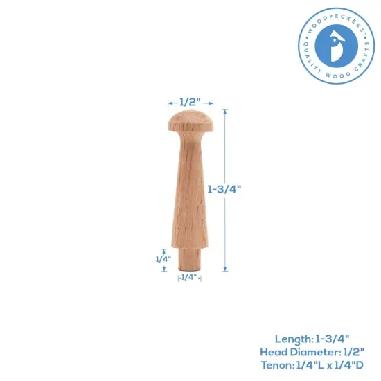 Oak Shaker Peg, Multiple Sizes Available, Wooden Pegs for Wall Hanging | Woodpeckers {7}