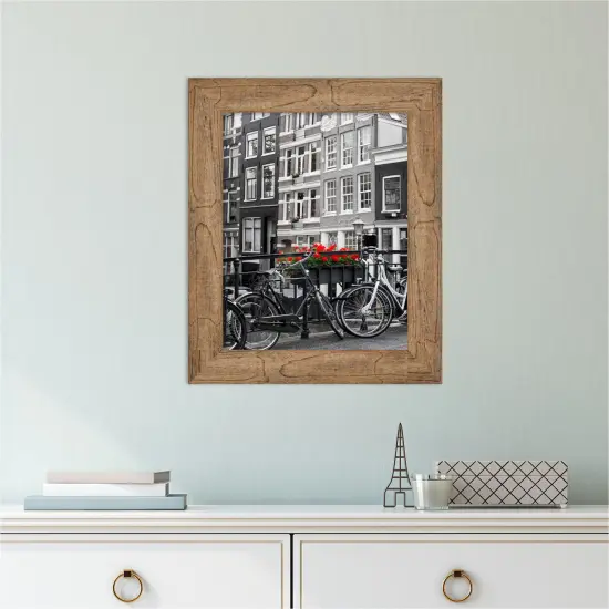 Owl Brown Narrow Wood Picture Frame {5}