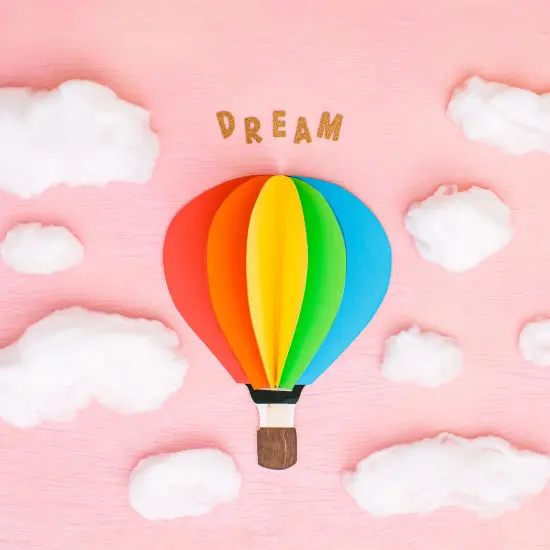 Unfinished Wooden Hot Air Balloon Cutout, 12", Summer Crafts | Woodpeckers {4}