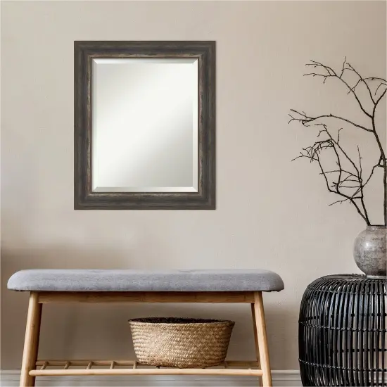 Beveled Bathroom Wall Mirror, Alta Frame {4}