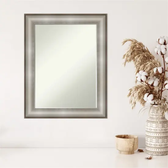 Petite Bevel Wall Mirror, Imperial Frame Imperial Silver {5}