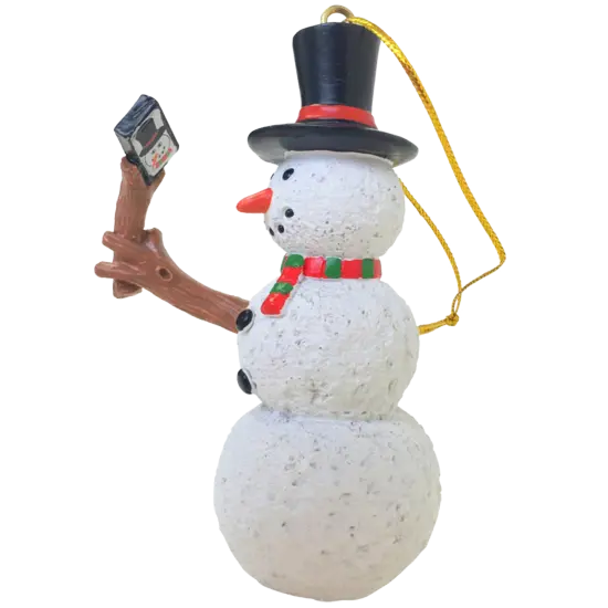 Selfie Stick Snowman&trade; Christmas Ornament {1}
