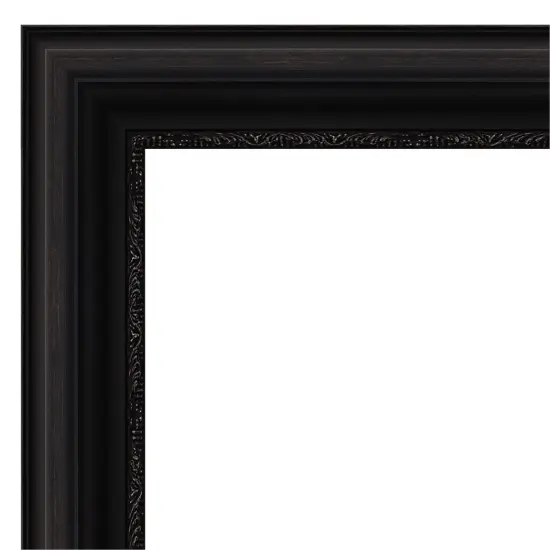 Petite Bevel Wall Mirror, Parlor Frame Parlor Black {3}