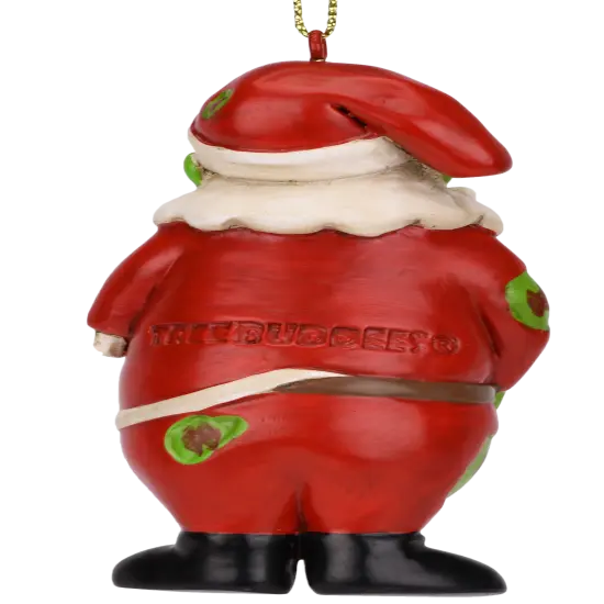 Zombie Santa Claus Christmas Ornament {3}