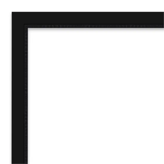 Petite Bevel Wall Mirror, Avon Black Narrow Frame {3}
